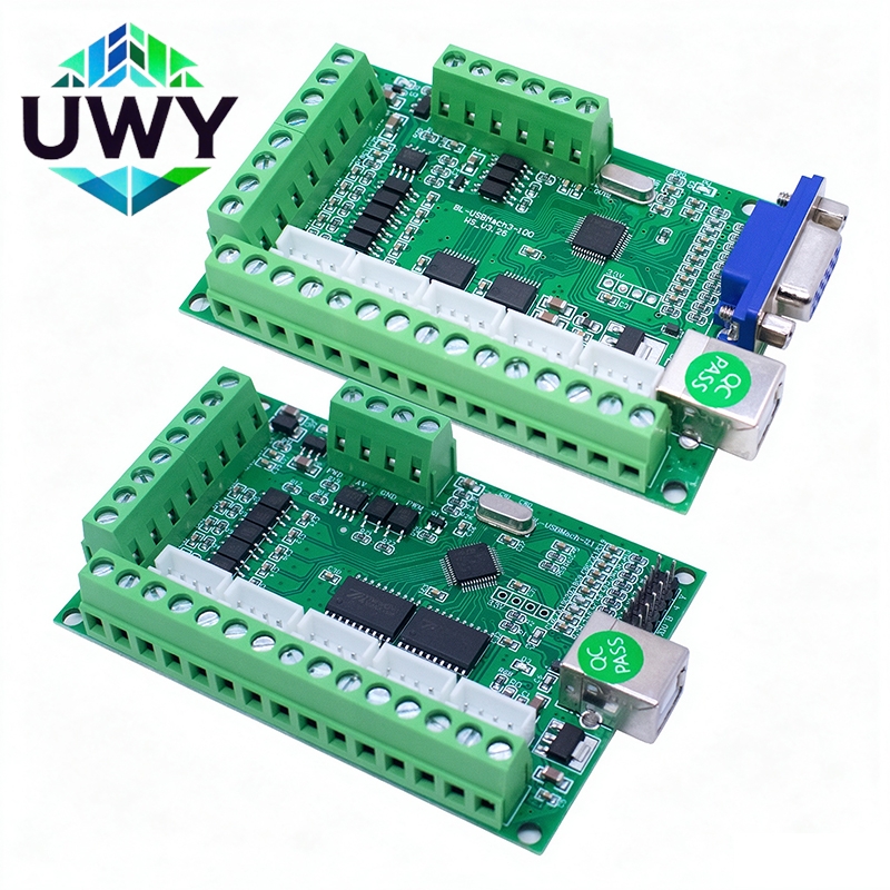 5 Axis Cnc Breakout Board Interface Mach3 - Placa base para máquina de grabado
